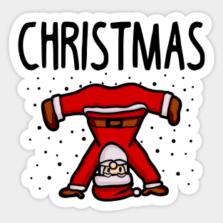 Yoga Matching Christmas Sweatshirt Sticker